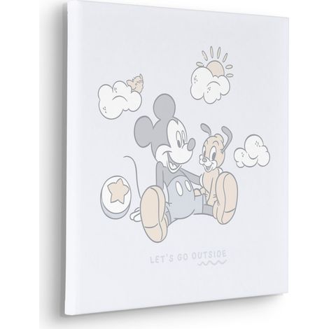Tableau mural Disney Mickey Mouse Let's Go Outside 40x40 cm (1/5)