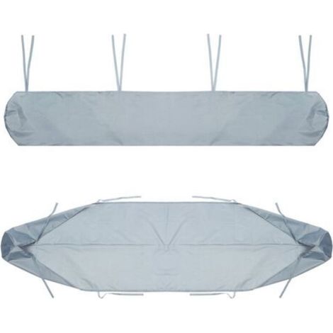 5m Protective Bag for Awning (Grey), Dustproof Protective Cover for Patio Awning, Black Storage Cover for Yard and Garden