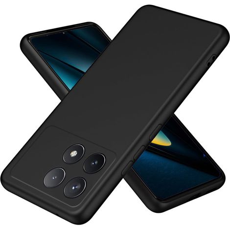 Schutzhülle für Xiaomi Poco F6 Pro, Silikon Lite, schwarz (1/5)