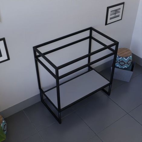 Meuble salle de bain sous plan vasque STRUCTURA 80 cm-