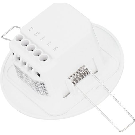 Interrupteur à induction encastré au plafond avec détecteur de mouvement micro-ondes 110-240 V et réglable (1/5)