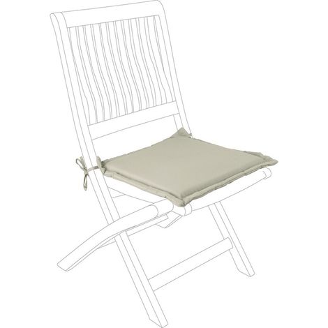 Cuscino per sedia trapuntato in poliestere 180 idrorepellente per interno ed esterno. -Corda / 1 Pezzo