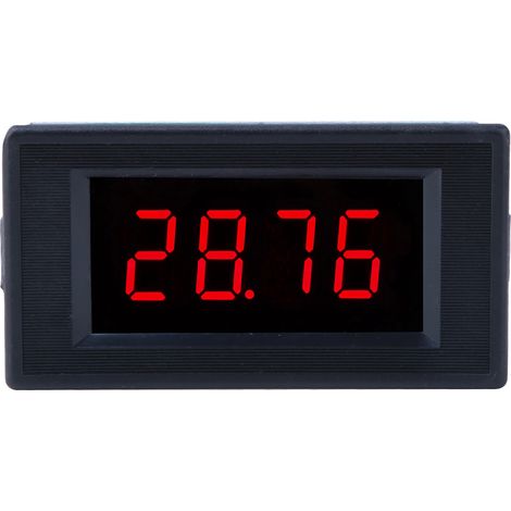 5135A - Voltmètre CC haute précision 5 V CC, indicateur numérique de panneau avec LED rouge (500 mV CC / 1 V CC / 2 V CC) (1/5)