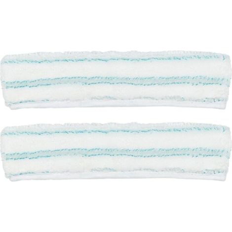 Lot de 4 tampons de nettoyage en microfibre polaire compatibles avec lave-vitres pour Leifheit M 51164