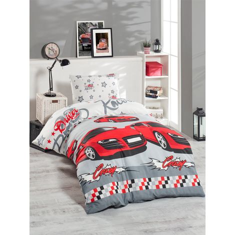 Copripiumino, copripiumino, biancheria da letto Set Bianco Rosso Nero Grigio