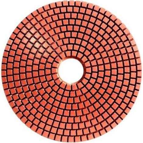 6 Pouces 150mm Tampons De Polissage Diamant Sec/humide Disques De Meulage Flexibles Pour Béton Granit Marbre 30-3000 Disque De Ponçage,30Grit (1/4)