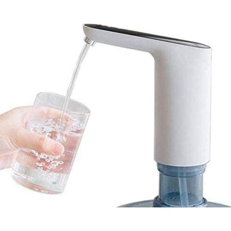 Distributeur d'eau en Bouteille,Pompe à eau potable électrique intégrée 1200 mAh Batterie rechargeable Interrupteur de contact USB Pompe à eau automatique pour le Home Office