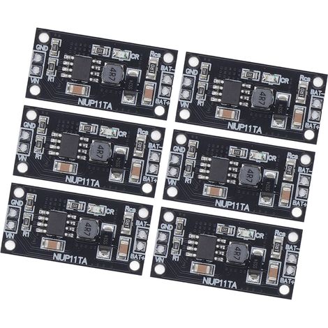 Lot de 10 modules de charge pour batteries NiMH 5S, légers et protecteurs, compatibles avec les batteries externes. (1/5)