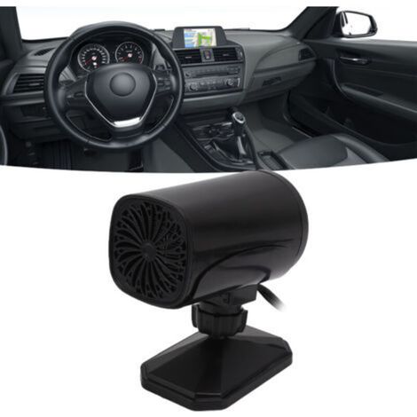 [NEVER USED] 2-in-1 Car Heater Fan, Cooling Fan, Portable Windshield Defroster, Defogger, Black, 12V