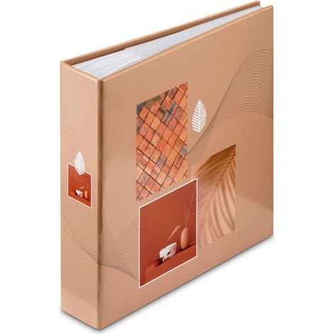 Album fotografico hama singo ii capacità 200 pagine terracotta