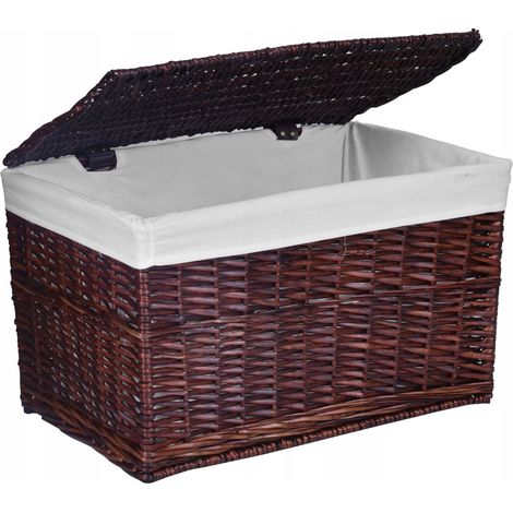 Weidenkorb, 65 l, 56 x 34 x 34 cm, braun (1/5)