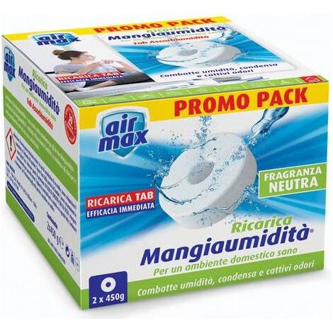 12 x AIRMAX ASSORBIUMIDITA RICAR TAB NEUT 450G 2PZ