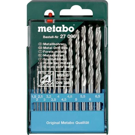 Metabo - Set di punte da trapano per metallo da 13 pezzi 627096000
