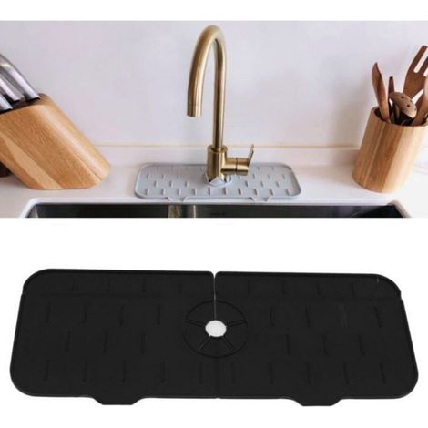 Tapis Silicone Antiplaquage, Réutilisable, Durable, Anti-Eclaboussures, pour Cuisine et Salle de Bain (1/4)