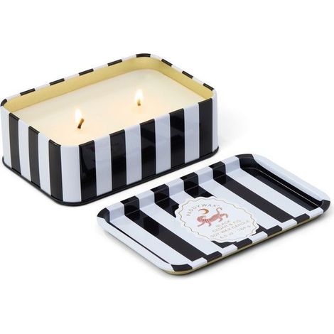 Paddywax Candela in Latta Stampata "A Dopo" - Cedro nero e Fico (184g)