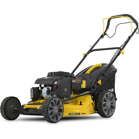 Rasenmäher powerplus 200cc Benzin Selbstantrieb Mulchen