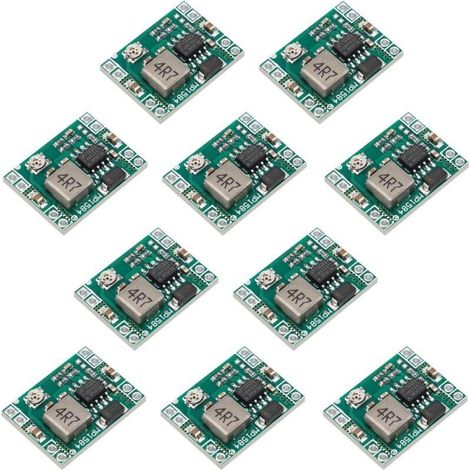 MP1584EN 10er-Pack Mini-Abwärtswandler-Module MP1584EN 4,5–28 V auf 0,8–20 V DC-DC 24 V auf 12 V 9 V 5 V 3 V Einstellbarer Abwärtswandler