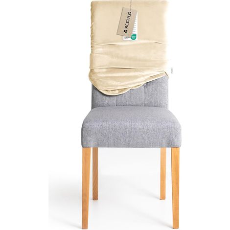 Housse de Chaise Extensible de Taille Universelle, Amovible, Lavable, Housse de Chaise de Salle à Manger, Housse de Protection pour Salle à Manger, Restaurant, hôtel, Banquet, Mariage, fête (1/5)