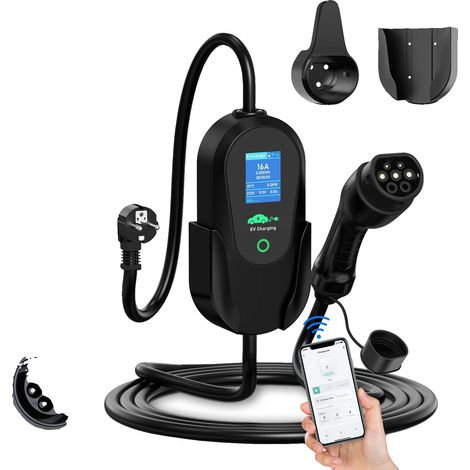 Chargeur EV Portable, Contrôle Intelligent, Options de Charge Flexibles, 3.6KW type2 (1/2)