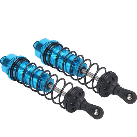 Stück RC-Öldruckstoßdämpfer aus Metall, verstellbar, für HSP/HPI 1/8 RC-Crawler, Blau (1/5)