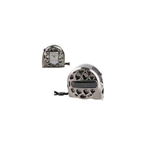 Règle métrique rétractable anti-corrosion en acier inoxydable, ruban à mesurer en acier inoxydable étanche, Ruban à mesurer creux en métal, Anti-chute et résistant à l'usure (5m 25mm) (1/5)
