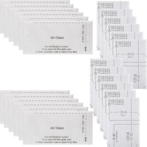 Filtri e tappetini filtranti, adatti per aspirapolvere Miele, 24 pezzi (1/5)