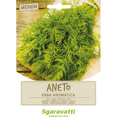 SEMI PER ORTAGGI E VEGETALI aneto- 20 pezzi - SGARAVATTI