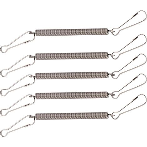 Ce kit comprend 5 ressorts et 10 clips — qui peuvent être utilisés individuellement ou en combinaison — pour fixer les abreuvoirs et les accessoires d'alimentation pour petits animaux. (1/5)