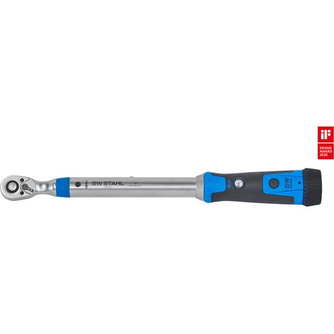 SW-Stahl 03873L Profi Drehmomentschlüssel 1/2 Zoll 20-100 Nm I Antriebs-Vierkant 12,5 mm (1/2") I für Reifenwechsel I Auslösegenauigkeit ± 4% I Reparaturen an PKW/Auto/Motorrad (1/5)