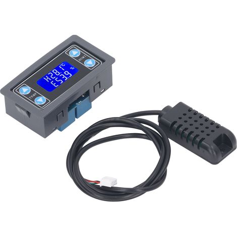Module de contrôle d'hygrostat numérique haute précision à double sortie relais pour thermostat et hygrostat de température et d'humidité (1/5)