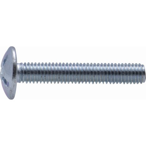 Boulon poêlier zingué Viswood Ø 6x40mm (lot de 10 boulons)