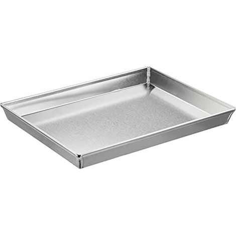 Teglia da forno Pizza Lasagna e Arrosti Rettangolare Professionale 30x23x3 cm in Alluminio Puro 99,5% Made in Italy Alta Conducibilità Termica Ideale Cucina Casalinga e Ristorazione Pentole Agnelli