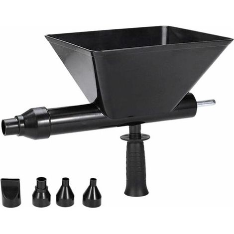 Machine à jointoyer le ciment, pulvérisateur de mortier portable, pistolet à joints, pistolet à calfeutrer le ciment électrique, avec 4 buses (1/5)
