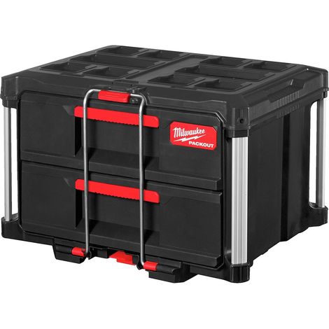 Milwaukee Packout Caja de almacenamiento negra robusta