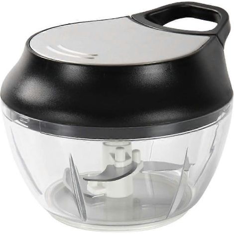 Hachoir de cuisine manuel acier inoxydable 3 lames pour légumes (1/4)