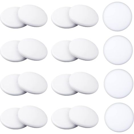 20-teiliger Türstopper-Wandschutz, selbstklebender Stoßdämpfer, wiederverwendbare, stoßdämpfende Silikon-Wandschützer für Türklinken mit Klebefläche und stoßdämpfendem Gel zum Schutz - Crezuo