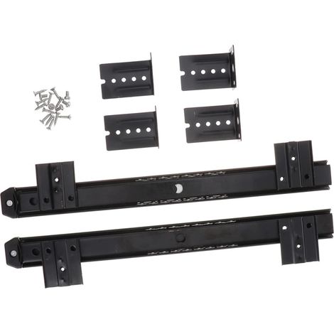 Pièces de rechange pour glissières tiroir à plateau clavier , noires (1/5)