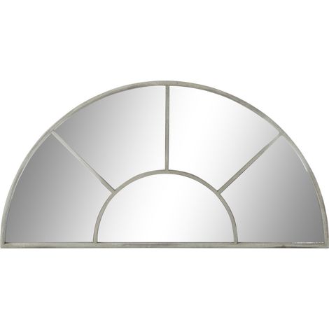 DKD Home Decor Miroir mural vintage gris blanc 122 cm (1/4)