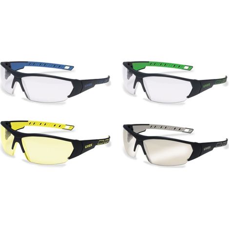 uvex i-works 9194270 Lunettes de protection avec protection UV anthracite, gris