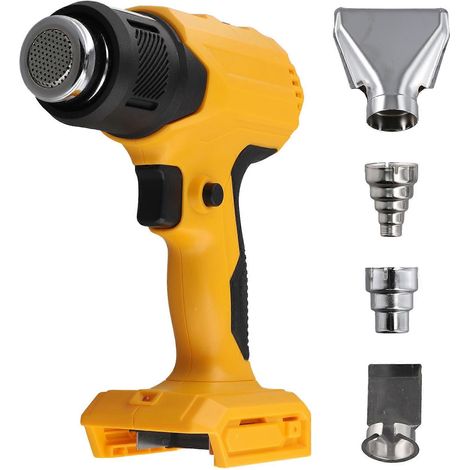 Pistolet thermorétractable portable sans fil à température réglable, compatible avec les batteries 20 V (1/5)