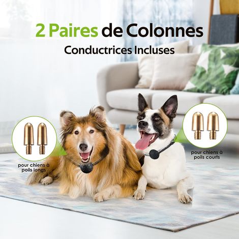 Collier Anti Aboiement Chien à Poil Long, Rechargeable avec 3 Modes Son/Vibration/Choc, Automatique Électrique et Efficace, Collier Anti Aboiement Chien Léger Étanche pour Petit/Gros Chien 2021Version (1/4)