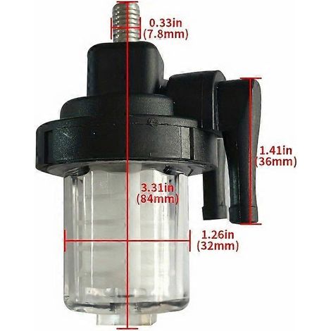 Filtre à carburant 61N-24560-00-00 pour moteur hors-bord Yamaha, 9,9 CV, 15 CV, 20 CV, 25 CV, 30 CV, 40 CV, 55 CV, 48 CV, 50 CV, 55 CV, 60 CV, 70 CV, 75 CV et 90 CV (compatible avec les modèles Yamaha (1/5)