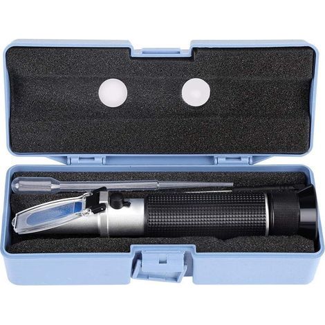 Refractometer, Range 0-80%, Accuracy 1%, Temperature Compensation, For Distilled Spirits (1/5)
