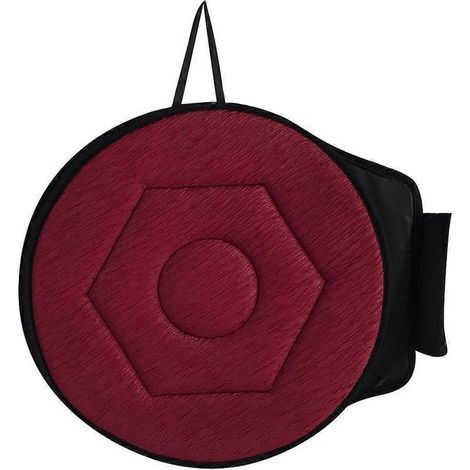 Coussin de siège pivotant à 360°, 40 cm (15,7 po), rouge (1/5)