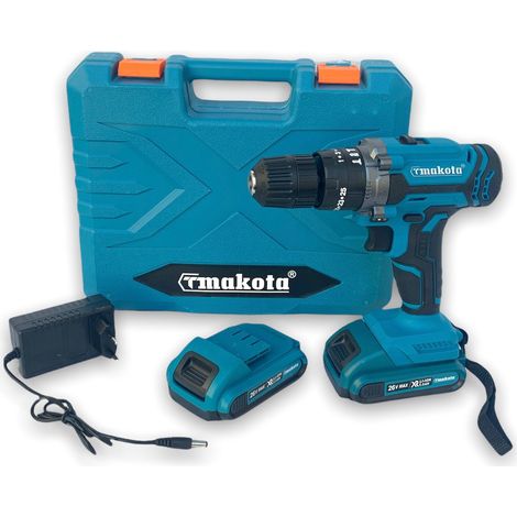 Trapano Avvitatore A Batteria Litio 26v Trapano Avvitatore A Batteria Litio A Percussione 26v 3ah Doppia Batteria (1/4)