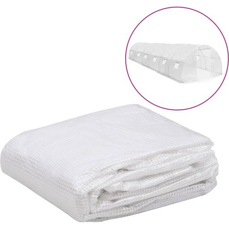 Couverture de remplacement de serre Bâche de rechange Serre de Jardin (27 m²) 3x9x2 m Transparent NSME4843 (1/4)