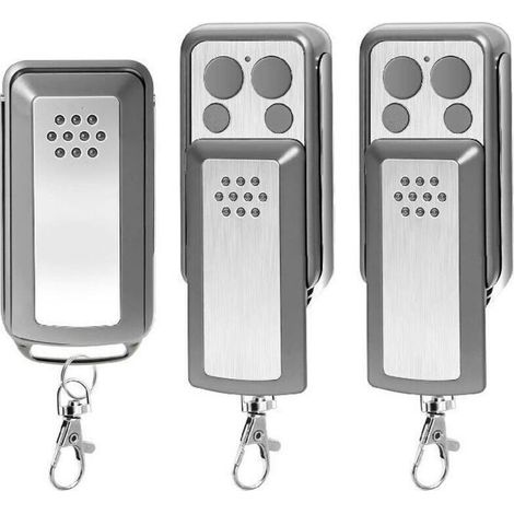 Paquete de 3 mandos a distancia 114253, mando a distancia de 4 botones para puertas de garaje y portones, compatible con AVIDSEN 114253, 104257 y 104251. (1/5)