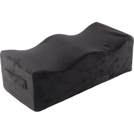Coussin de siège postopératoire pour soulager la douleur coccygienne, réhausseur de hanches amovible, noir, adapté aux chaises de bureau et voitures. (1/5)