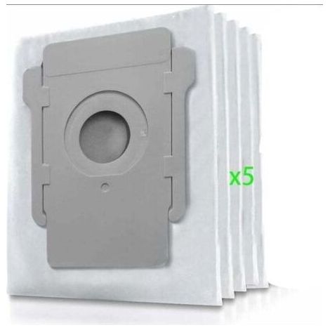 Sac à poussière Irobot Roomba i7, sac à poussière de remplacement 5 pièces pour aspirateur iRobot Roomba i7 i7+ / i7 Plus E5 E6 E7 S9 S9+ (accessoires non d'origine) (1/4)