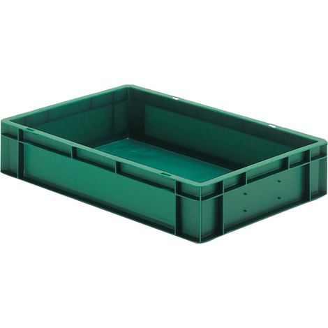 Transport-Stapelkästen, grün Maße in mm (BxTxH): 600 x 400 x 120